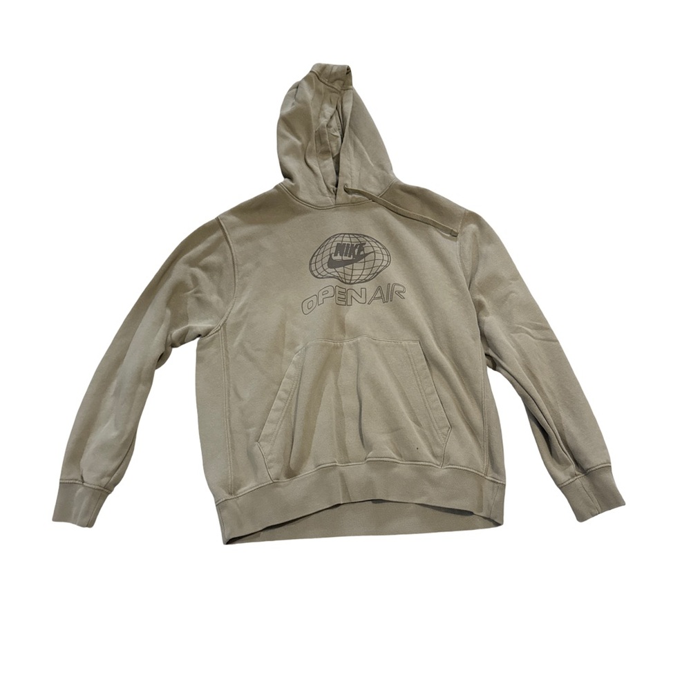 Nike Beige Open Air Hoodie Men’s Size Large